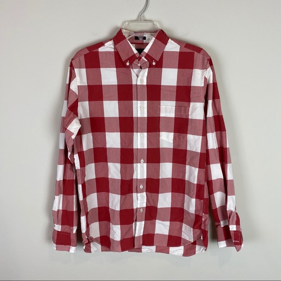 J. Crew Other - J. Crew Men’s Red & White Buffalo Plaid Shirt